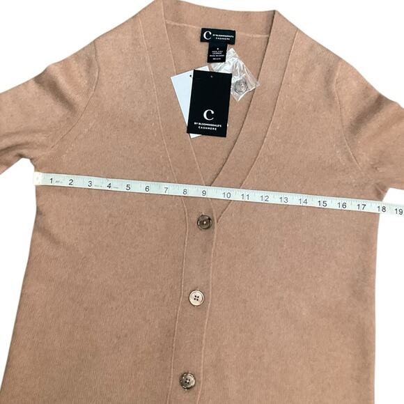 C by Bloomingdale’s 100% Cashmere Women’s Long Sleeve Sweater Size Small NEW NWT - Picture 5 of 9
